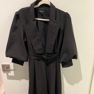 Beulah Black Belted Jumpsuit